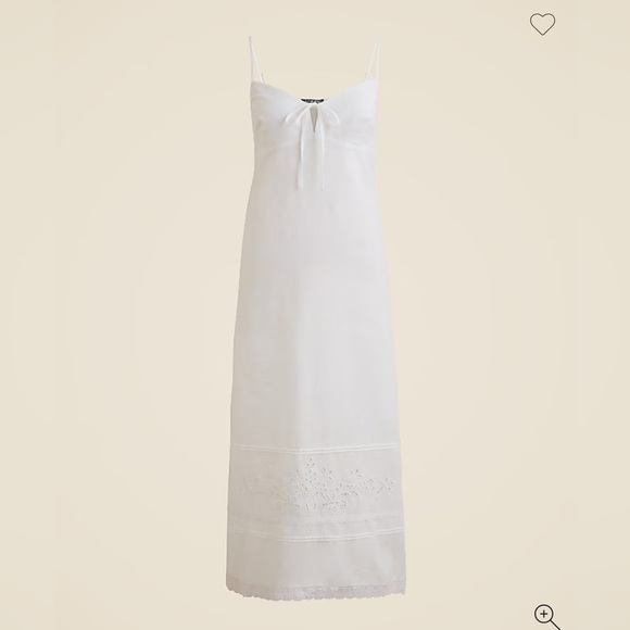 J. Crew Dresses & Skirts - NWT Eyelet midi dress in linen-cotton blend Size Small